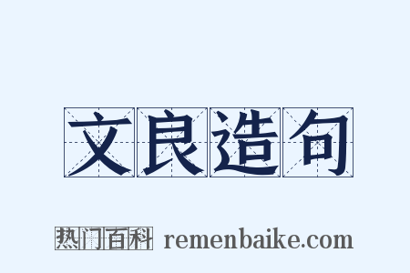 文良造句是什么意思的图片